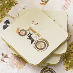 Farm Friends Coasters (Set of 4)