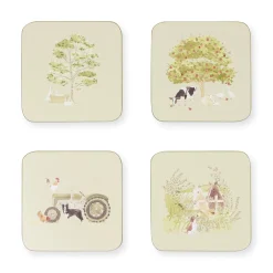 Farm Friends Coasters (Set of 4)