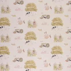 Farm Friends Fabric By The Metre
