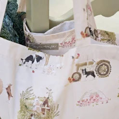 Farm Friends Folding Shopping Bag