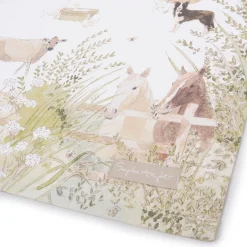 Farm Friends Scene Tea Towel
