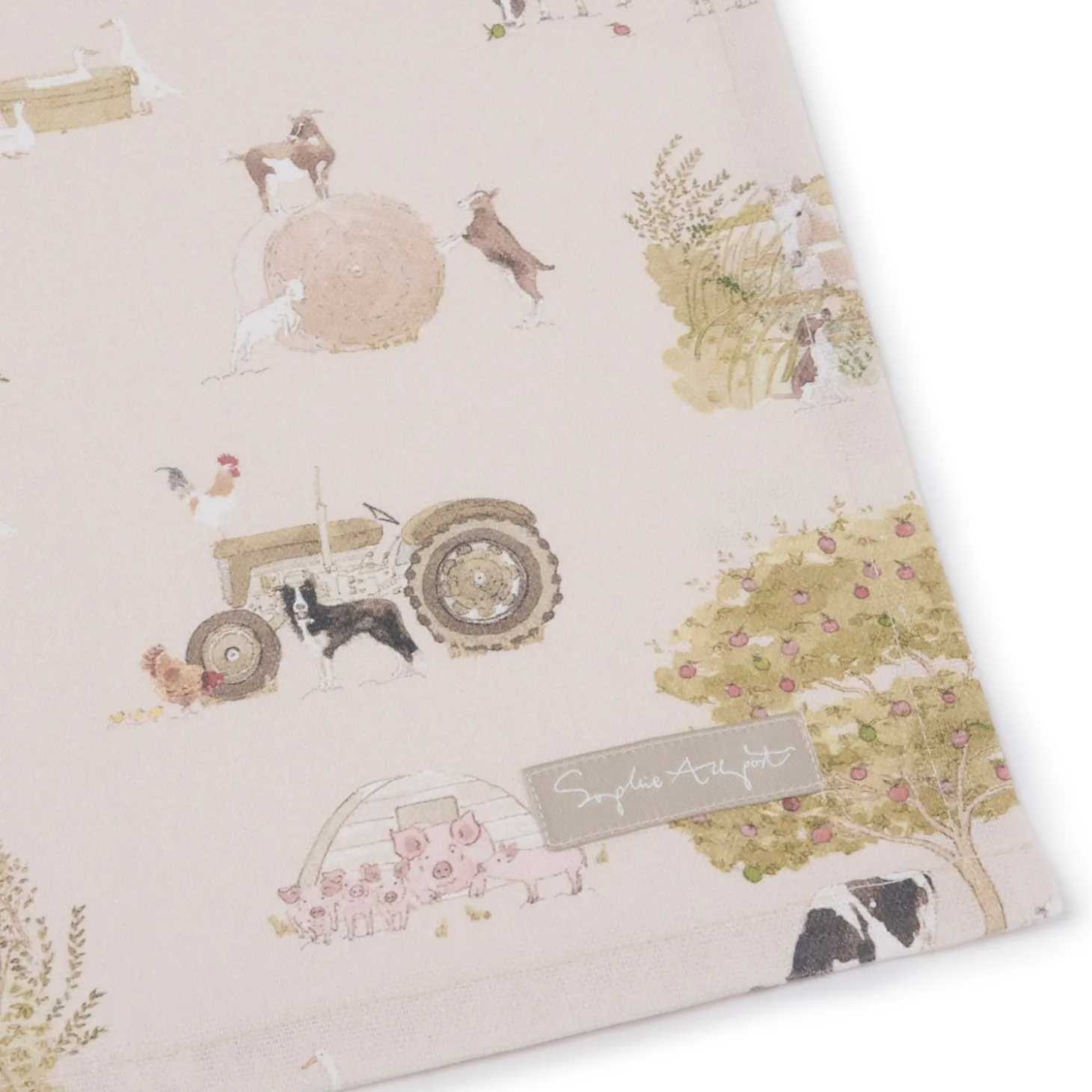 Farm Friends Tea Towel
