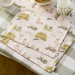 Farm Friends Washable Placemats (Set of 2)