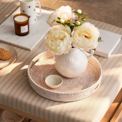 Faux Classic White Peony