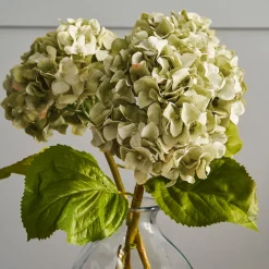 Faux Dried Green Hydrangea