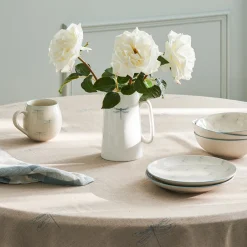 Faux Garden Rose - White