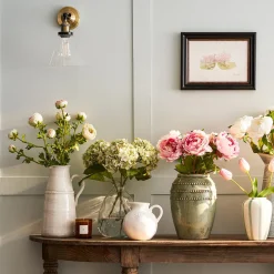 Faux Green Ranunculus