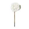 Faux Mophead Hydrangea - White
