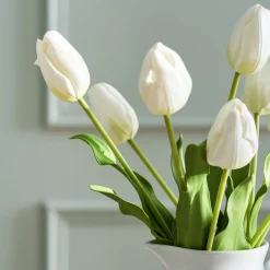 Faux Tulip - White