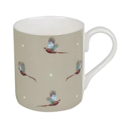 Flying Pheasant Coloured Mug