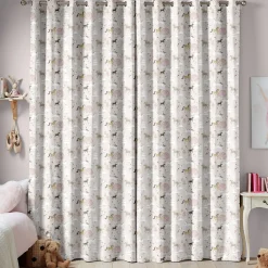 Forest Ponies Soft Pink Made to Measure Curtains