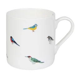 Garden Birds White Mug