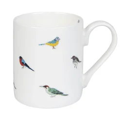 Garden Birds White Mug
