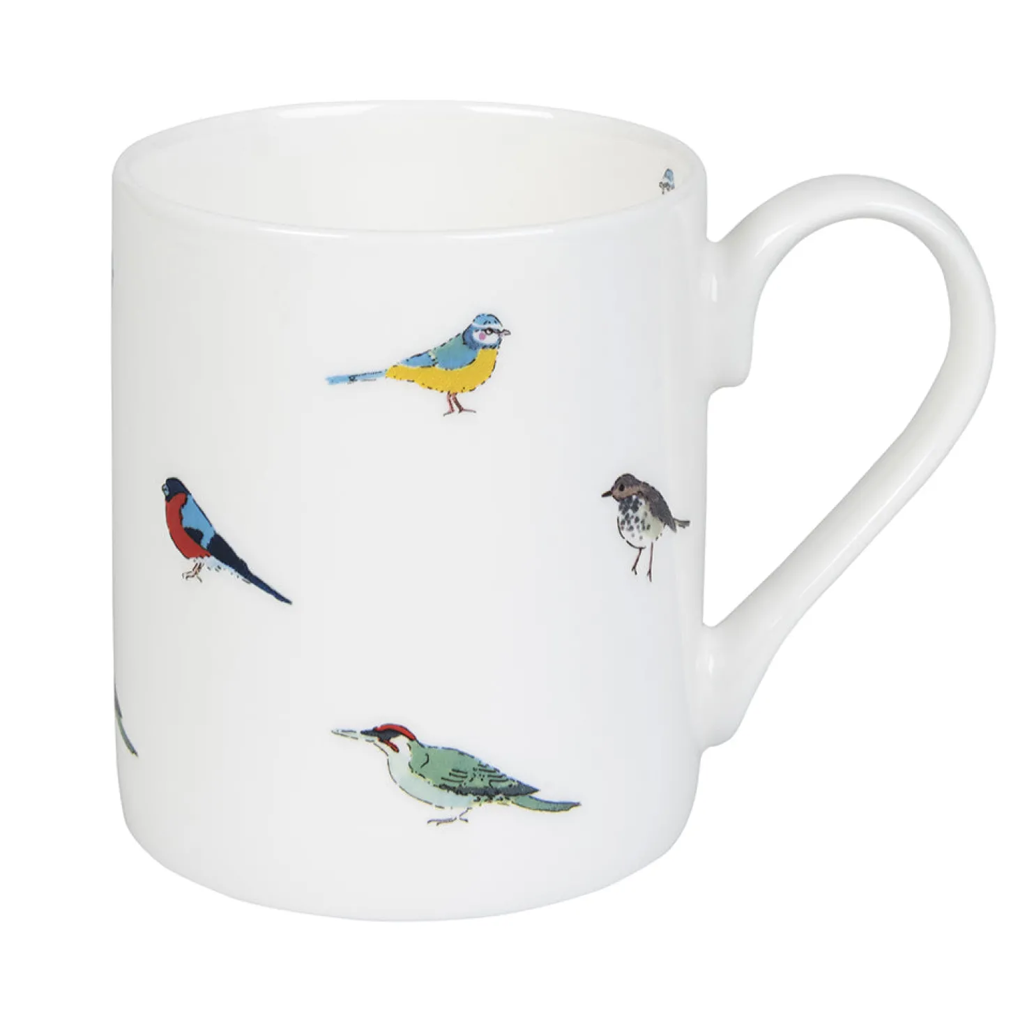 Garden Birds White Mug