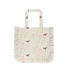 Garden Floral Frill Tote Bag