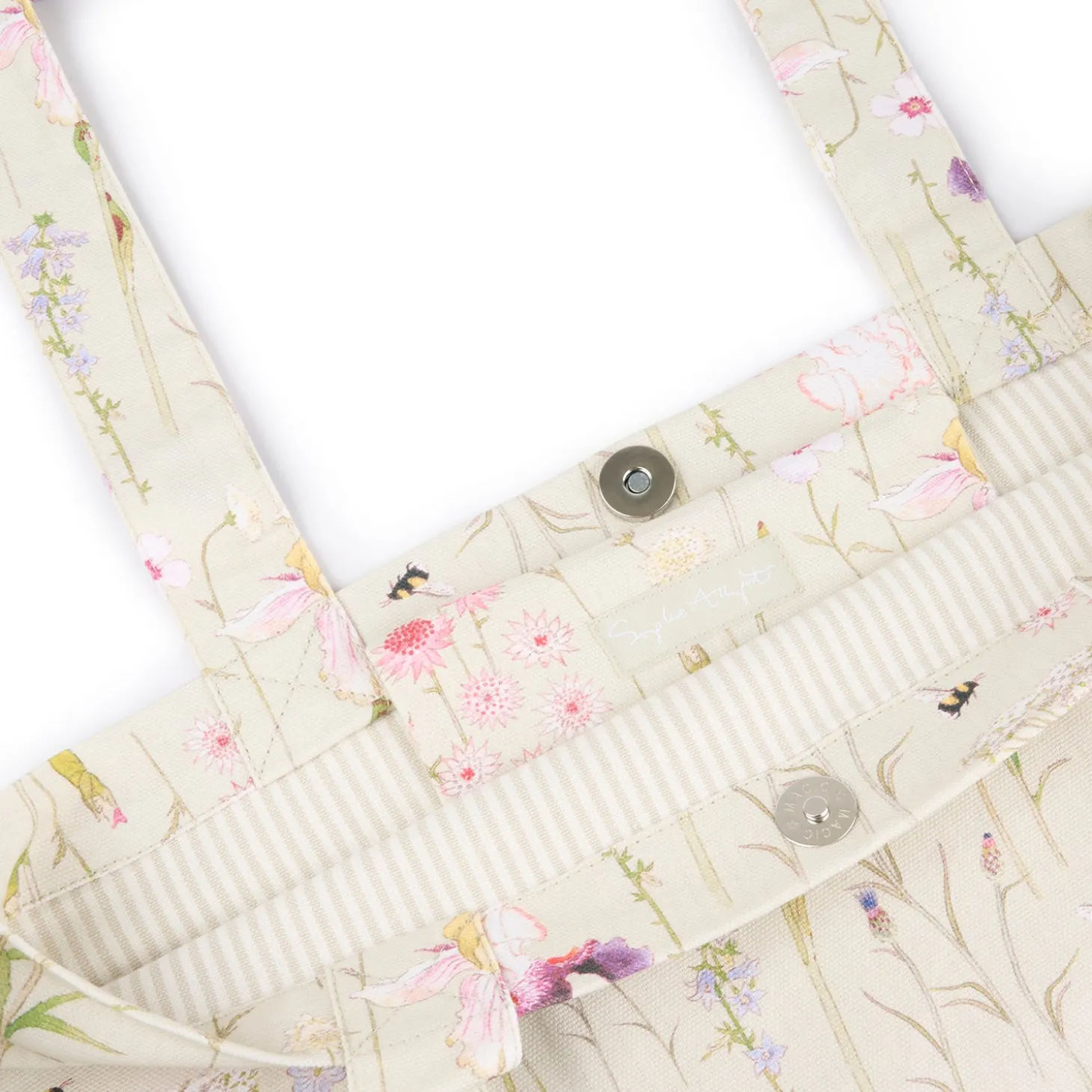 Garden Floral Frill Tote Bag
