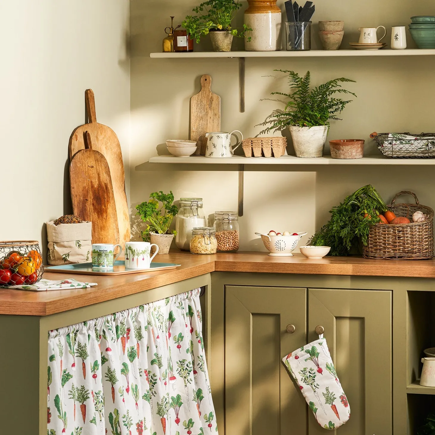 Garden Vegetables Fabric By The Metre