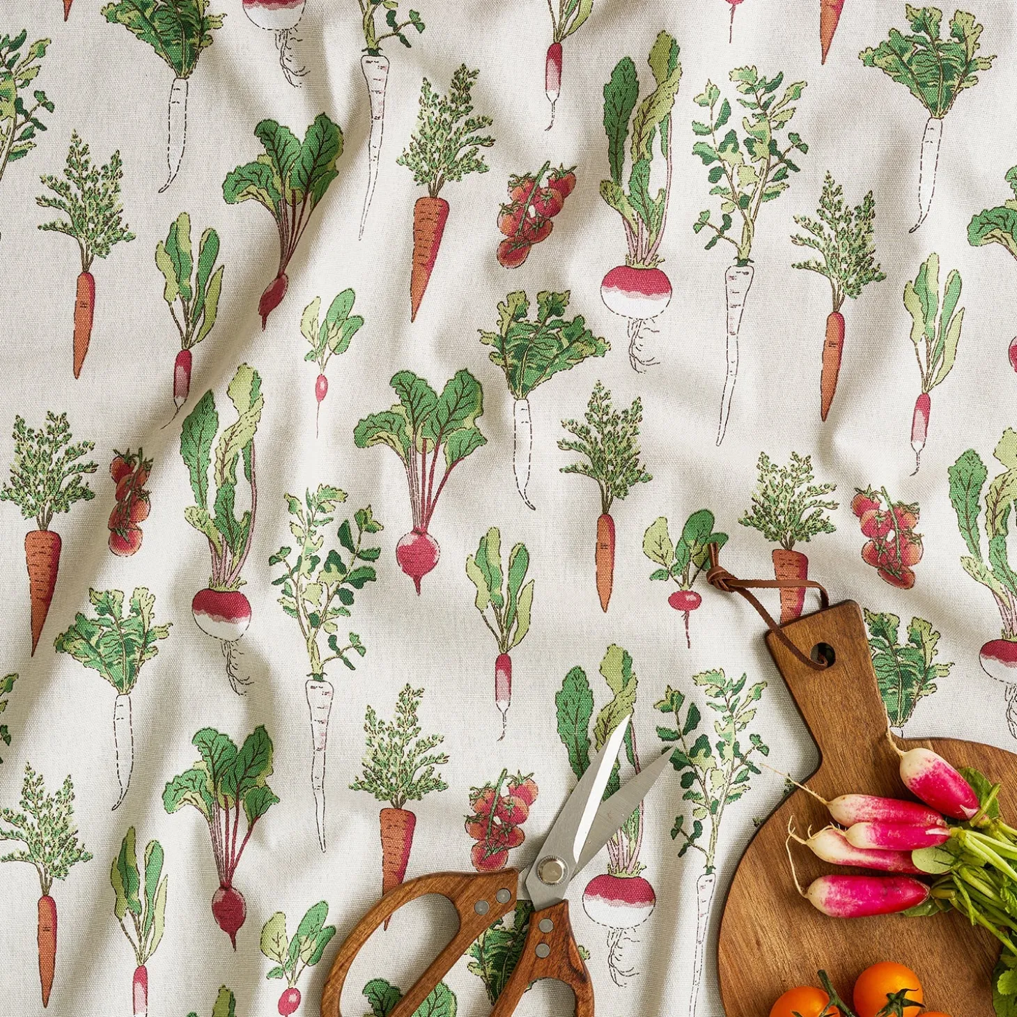 Garden Vegetables Fabric By The Metre
