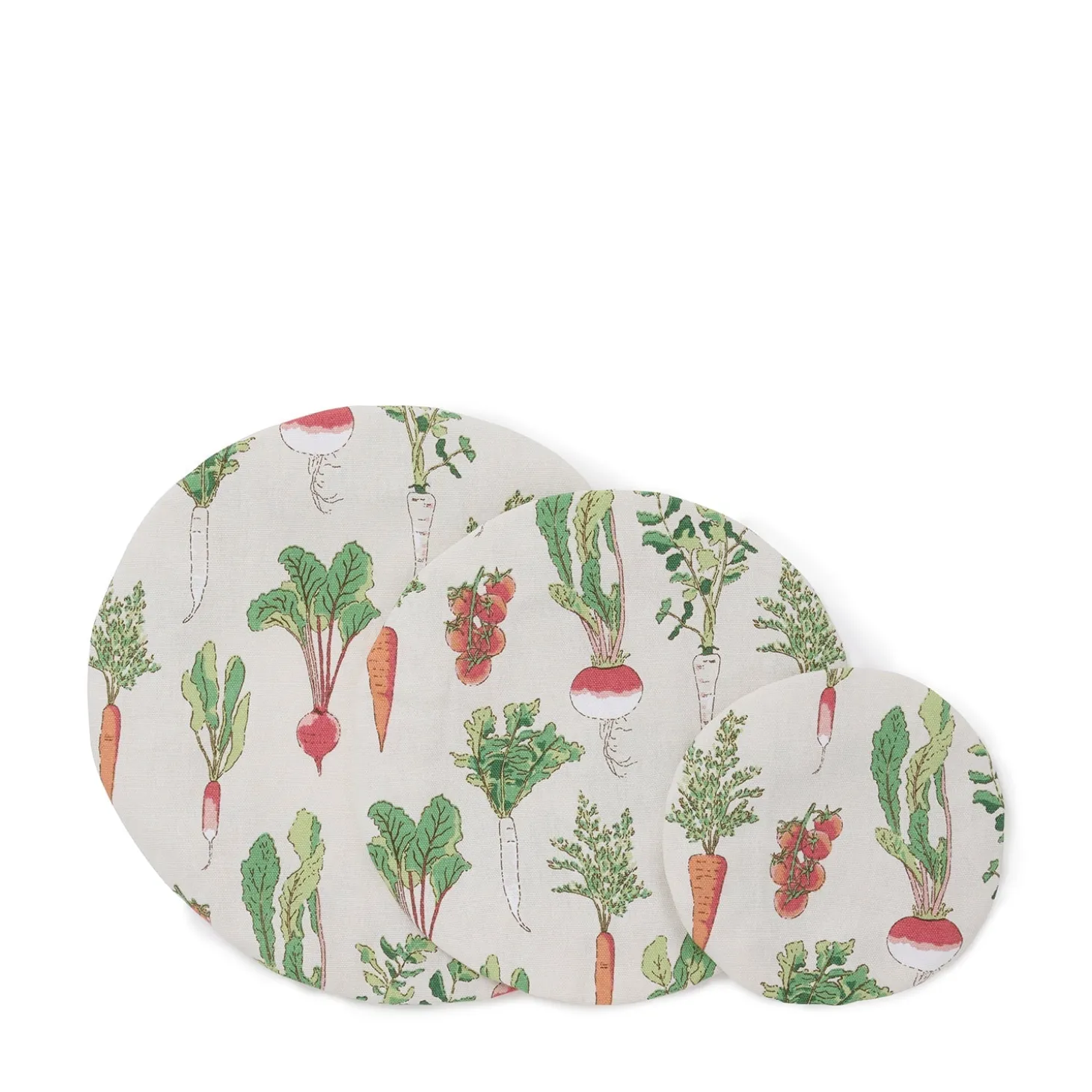 Garden Vegetables Food Covers (Set of 3)