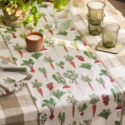 Garden Vegetables Table Runner