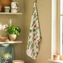 Garden Vegetables Tea Towel