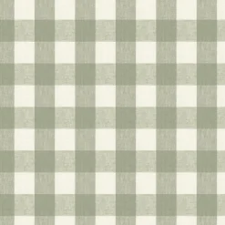 Gingham Sage Made to Measure Roman Blind