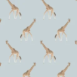 Giraffe Duck Egg Made to Measure Curtains