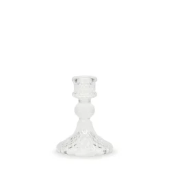 Glass Candlestick Holder