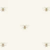 Golden Bees Off White Made to Measure Curtains