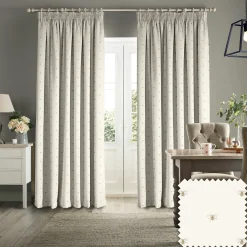 Golden Bees Off White Made to Measure Curtains