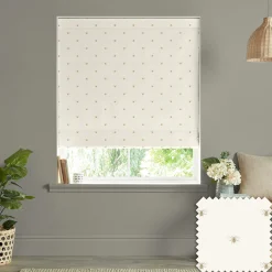 Golden Bees Off White Made to Measure Roman Blind