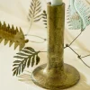 Gold Finished Candle Holder
