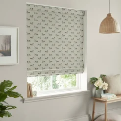 Grey Horse Made to Measure Roman Blind