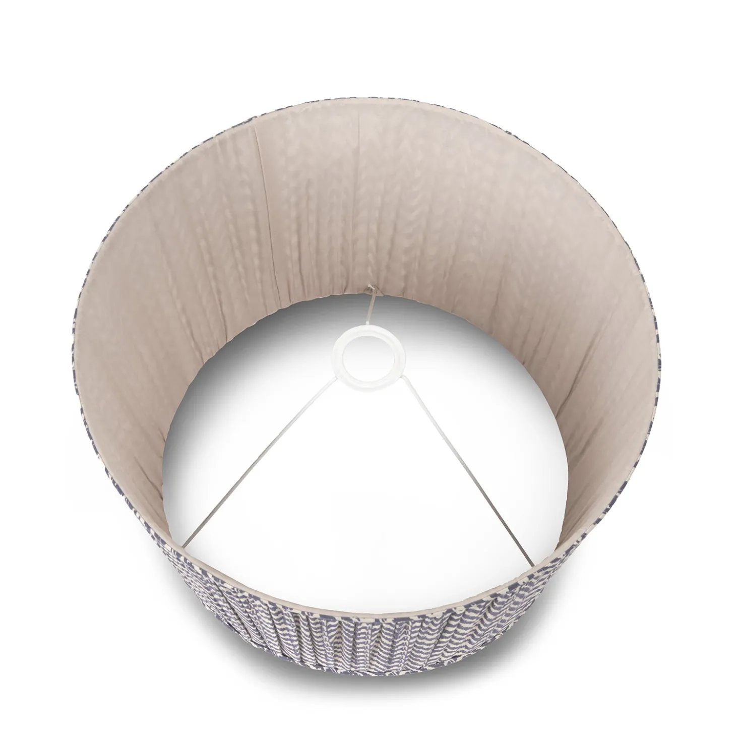 Hambleton Blue Pleat Lampshade