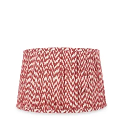 Hambleton Red Pleat Lampshade