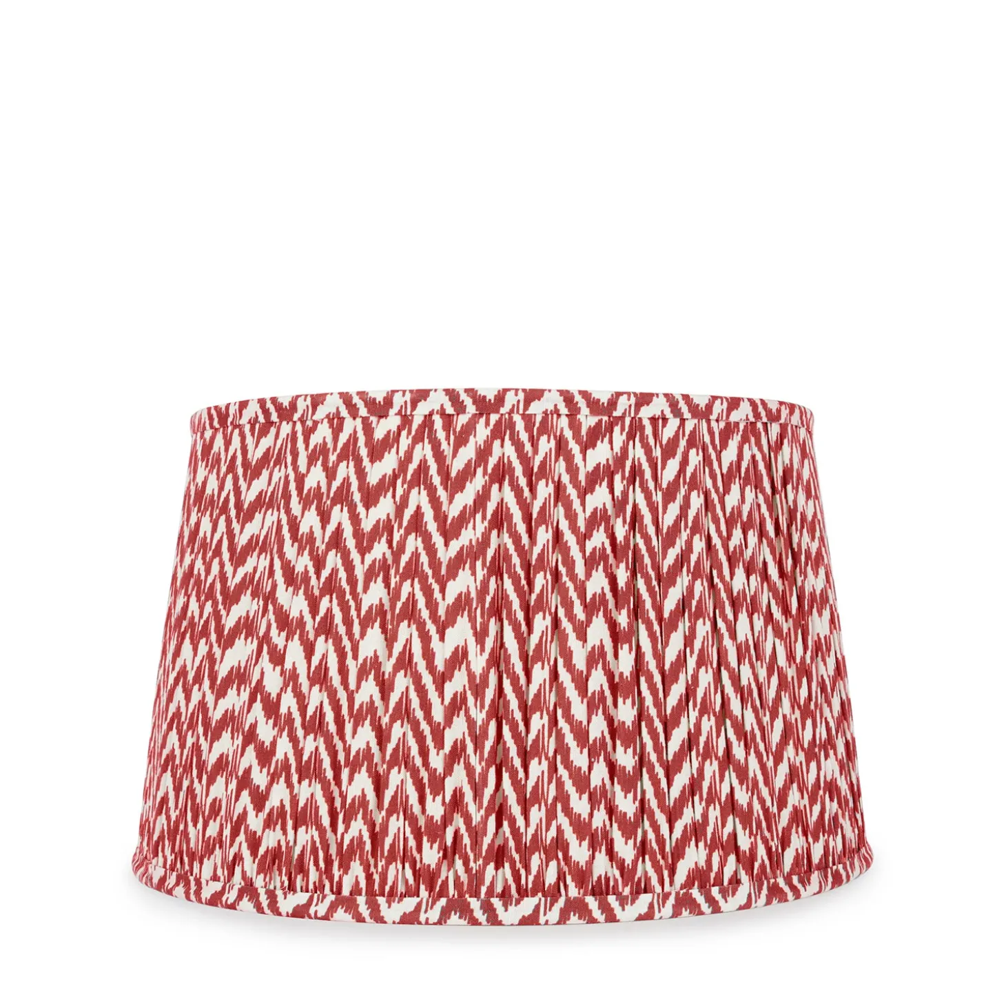 Hambleton Red Pleat Lampshade