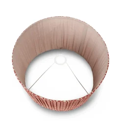 Hambleton Red Pleat Lampshade