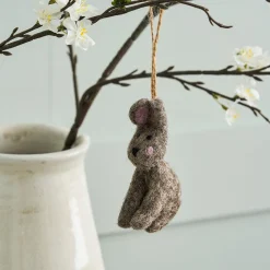 Hare Felt Bauble