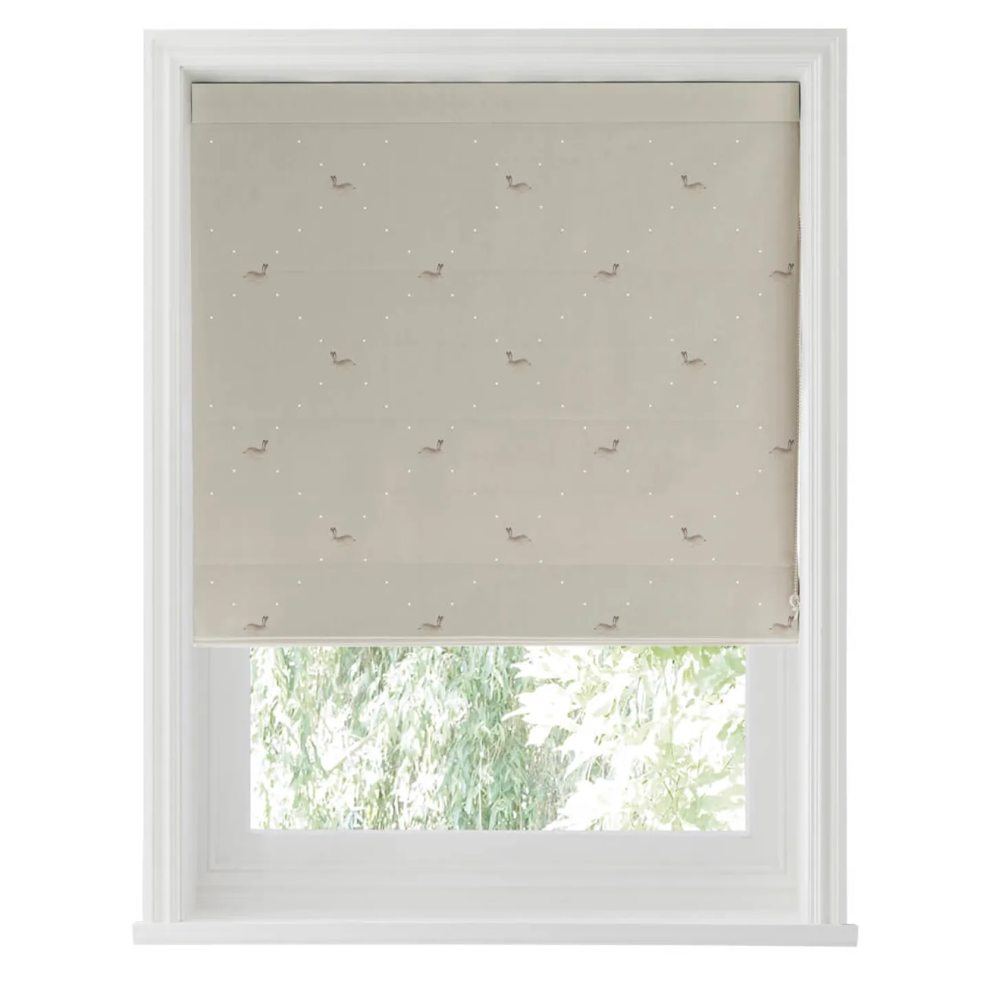 Hare Linen Look Made to Measure Roman Blind