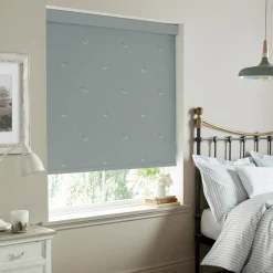 Hare Teal Blue Made to Measure Roller Blind