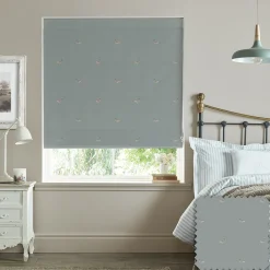 Hare Teal Blue Made to Measure Roman Blind