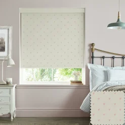 Hearts Blush Made to Measure Roller Blind