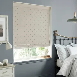Hearts Duck Egg Made to Measure Roman Blind