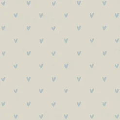 Hearts Duck Egg Made to Measure Roller Blind