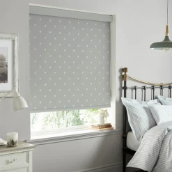 Hearts Grey Made to Measure Roller Blind