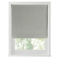 Hearts Grey Made to Measure Roman Blind