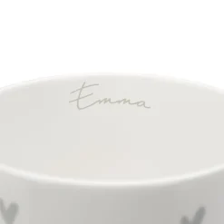 Hearts Grey Mug