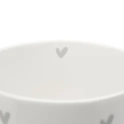 Hearts Grey Mug