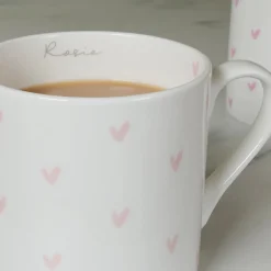 Hearts Pink Mug