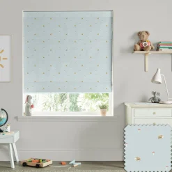 Hedgehogs Blue Made to Measure Roman Blind